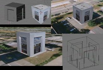 batiment 3D google earth